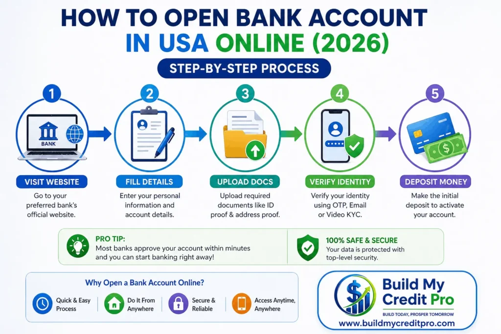 Open bank account in USA (2026)