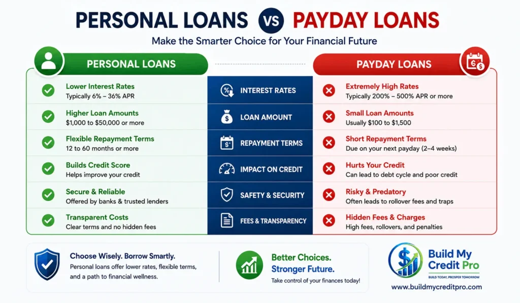 Personal loans for poor credit in USA 