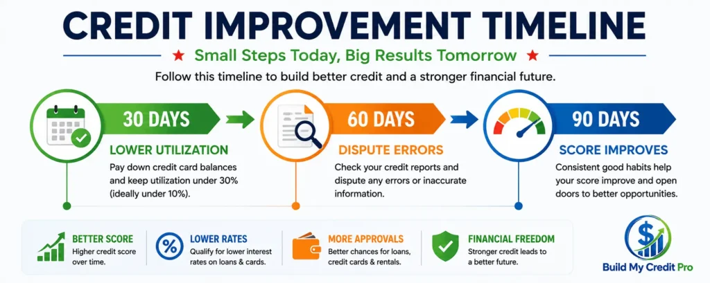 How to improve credit score fast in USA 