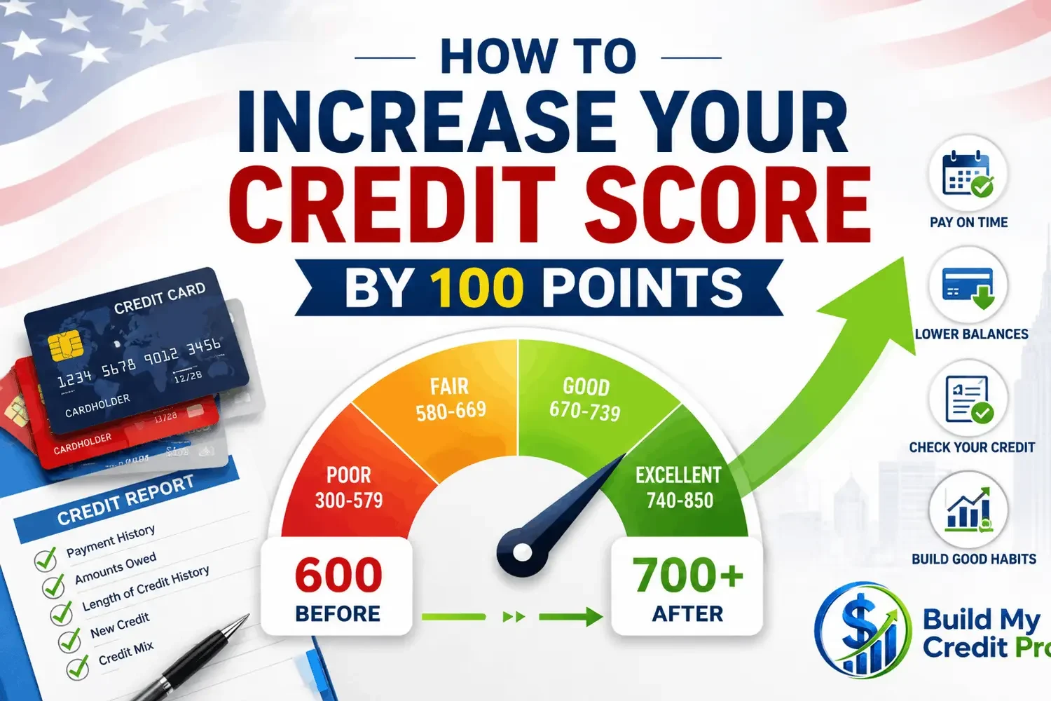 How to increase your credit score by 100 points