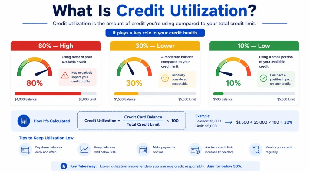 Credit utilization 