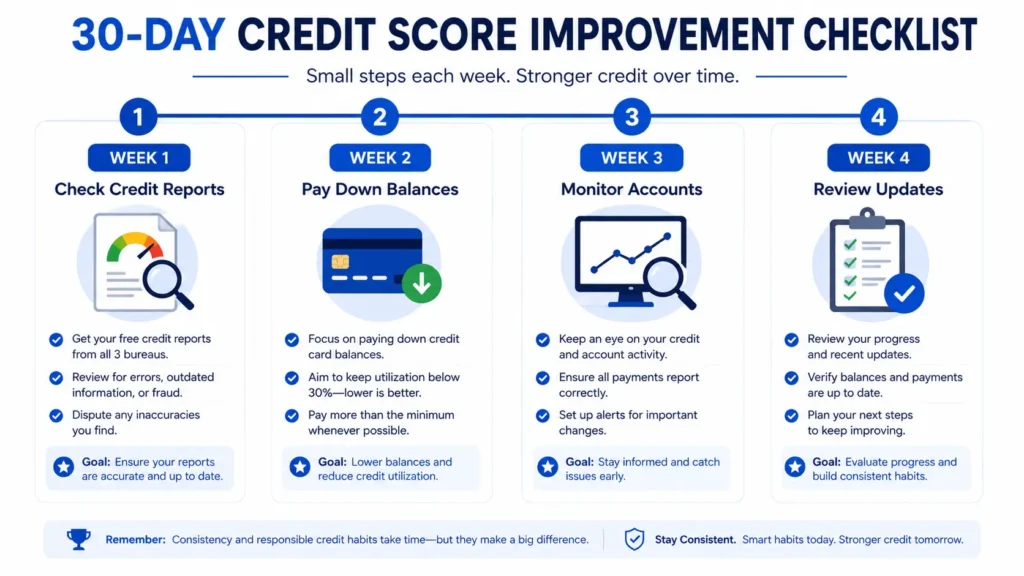 Increase your credit score in 30 day